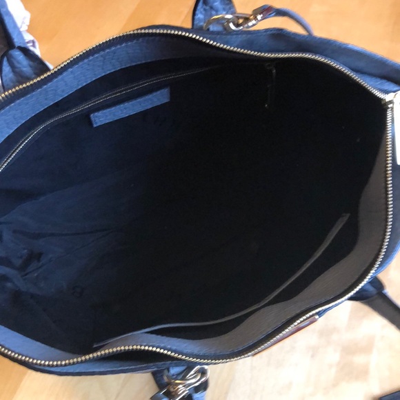 Burberry medium grey dewsbury tote with strap - Picture 5 of 7